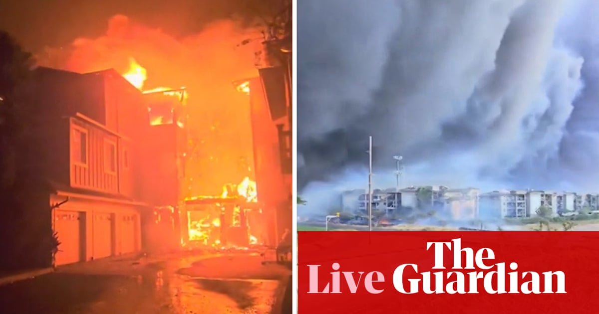 Hawaii fires death toll rises to 67 - as it happened