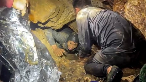 Four more men freed from flooded Laos cave in hazardous rescue mission | Laos | The Guardian