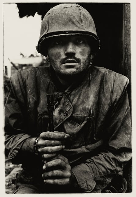 Challenging images through The Incite ProjectShell-shocked US marine, Hue, Vietnam, 1968.