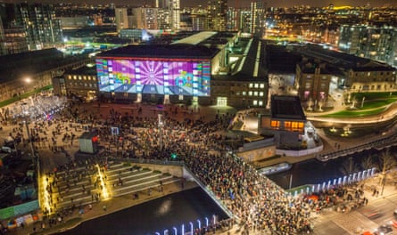 A festival event at Granary Square, 2016.