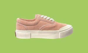 Recycled cord trainers
