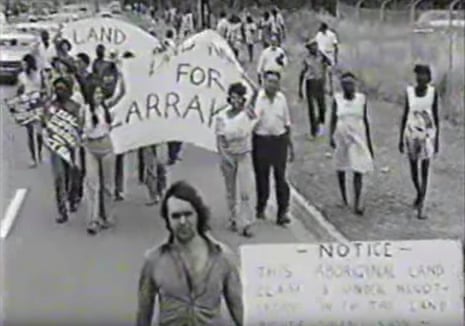 The Larrakia people fight for land rights over the area that would become the Kulaluk lease, near Darwin.