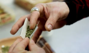 Participants on the tour learned about different ways to use cannabis.