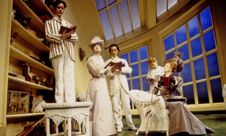 Withering … with ‘Richard E Cant’ in The Importance of Being Earnest in 1993.