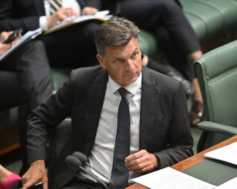 Angus Taylor in parliament on Wednesday