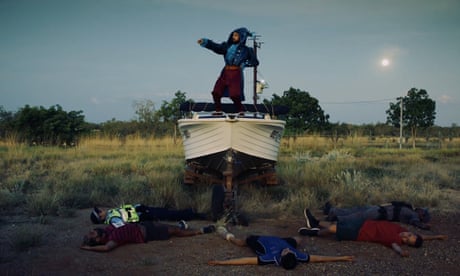 A screengrab from This is Australia, a film clip by Marrugeku, an Indigenous intercultural dance company