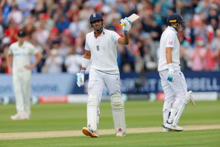 Emilio Gay celebrates his half-century for England