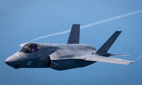 The first of Britain’s F-35s in flight last year.