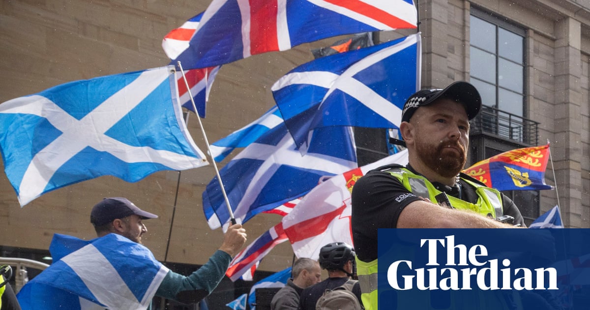 Compassion is stronger than division': Glasgow's battle over the saltire