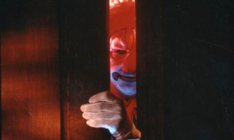 Figure of fear … a character in the film Clownhouse adds to the mood of coulrophobia, the technical name for the fear of clowns.