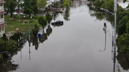 flooded thoroughfare