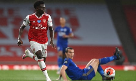 The form of the versatile 18-year-old Bukayo Saka has been a big boost for Arsenal, as has the player’s decision to commit his future to the club last week.