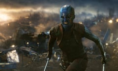 Karen Gillan<br>This image released by Disney shows Karen Gillan in a scene from “Avengers: Endgame.” (Disney/Marvel Studios via AP)