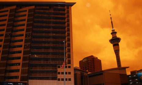 Smoke from Australian fires darkens the Auckland sky