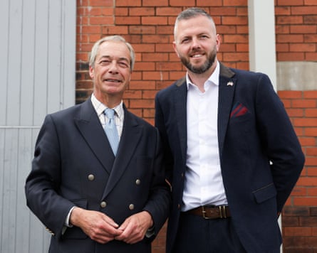 Nigel Farage and Robert Kenyon.