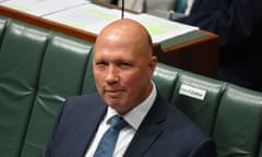 Minister for Home Affairs Peter Dutton