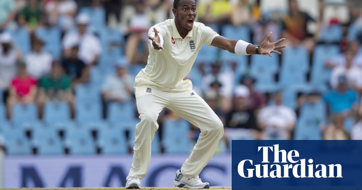 England’s Jofra Archer an injury doubt for second Test against South Africa