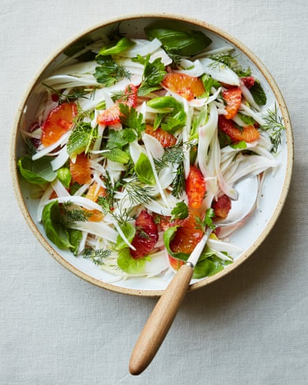 Jorge Paredes’ fennel and herb salata.