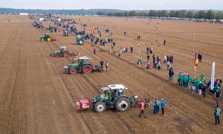 World Ploughing Championships 2018 Germany, at Herzog von Württemberg Einsiedel farm estate in Kirchentellinsfurt, Baden-Württemberg