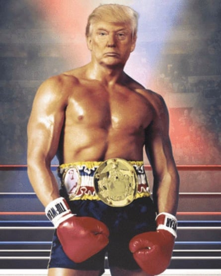Trump Posted A Picture Of Himself As Rocky No One Knows What To