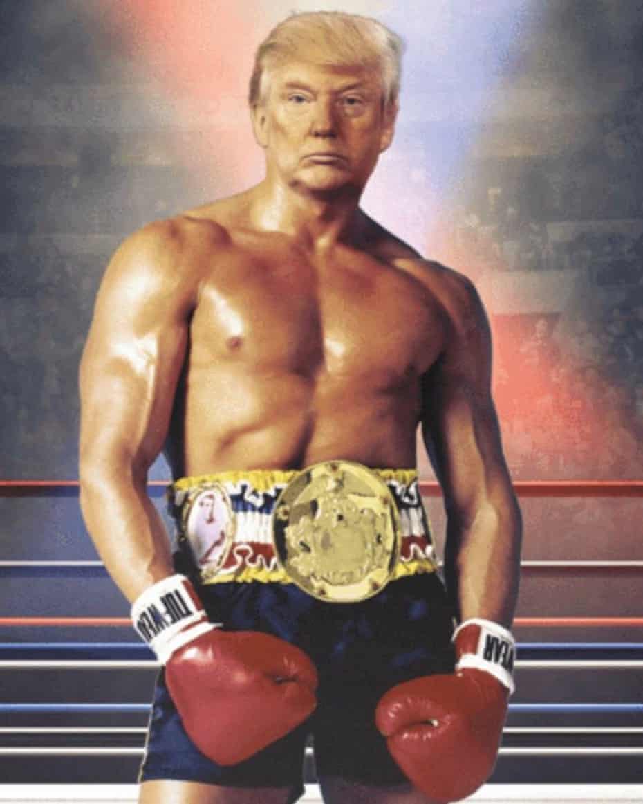 Trump Posted A Picture Of Himself As Rocky No One Knows What To Make Of It Donald Trump The Guardian Trump Posted A Picture Of Himself As Rocky No One Knows What To Make Of It Donald Trump The Guardian