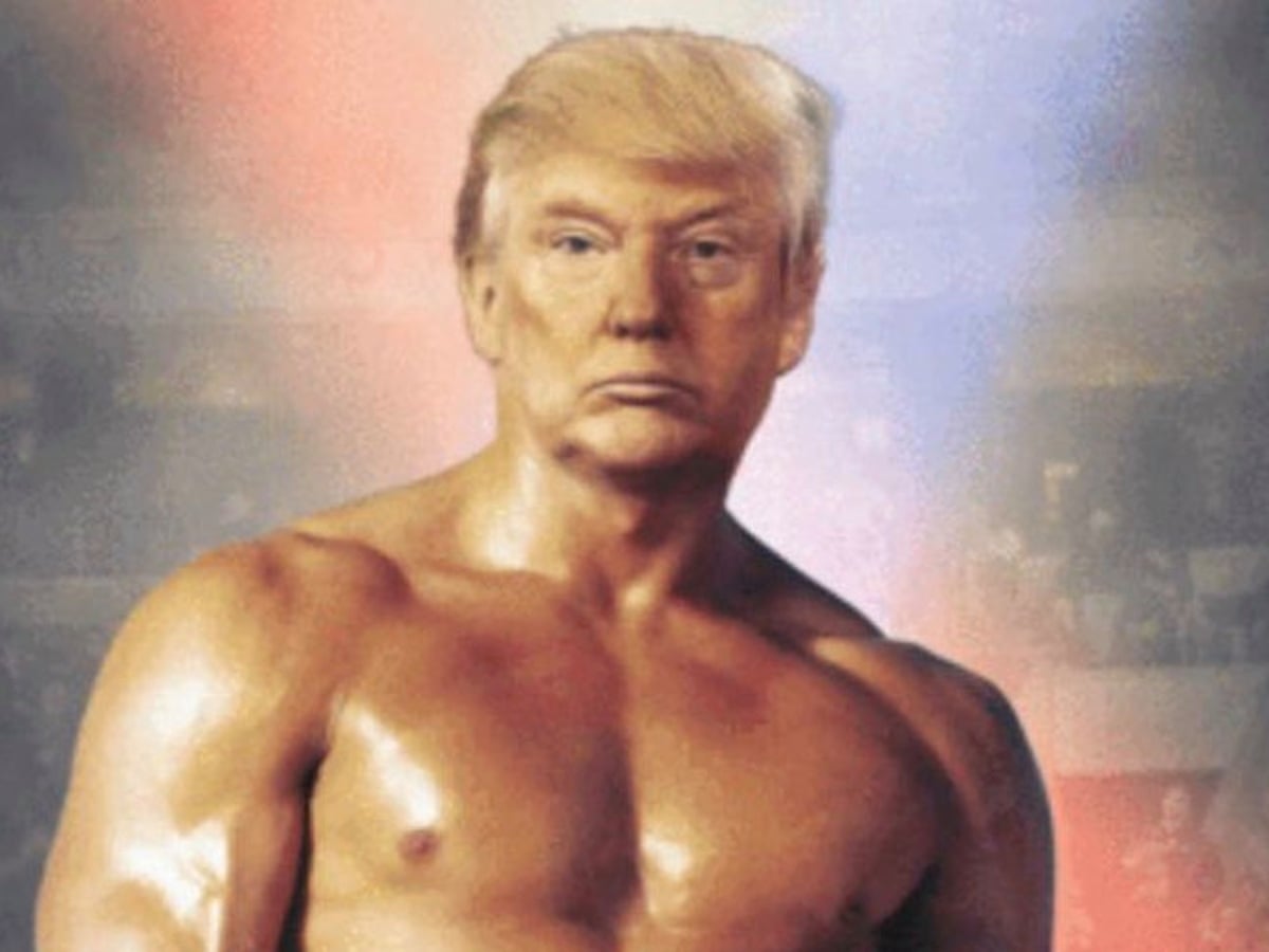 Trump Posted A Picture Of Himself As Rocky No One Knows What To