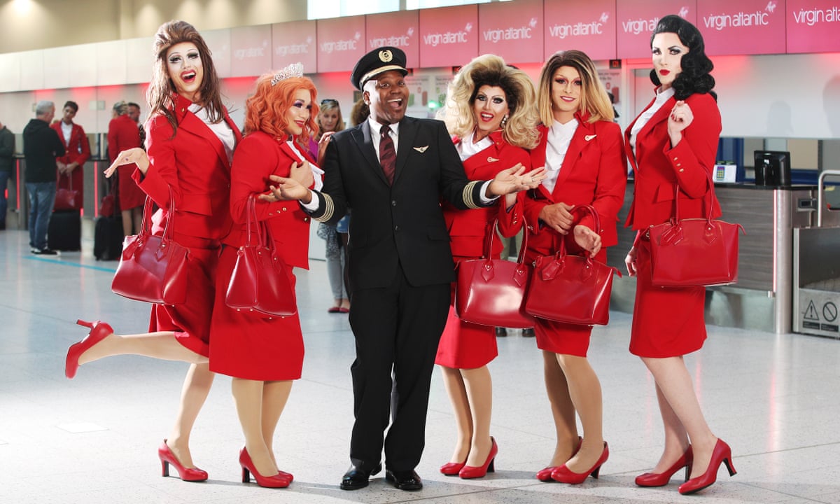 Virgin Atlantic Launches Pride Flight With Lgbtq Crew Gay And Lesbian Travel The Guardian