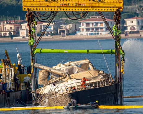 Salvagers to remove Mike Lynch’s superyacht Bayesian from sea off Sicily