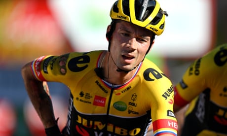 Three-time defending Vuelta champion Primoz Roglic pulls out after crash