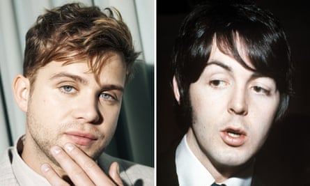 Leo Woodall and Paul McCartney.