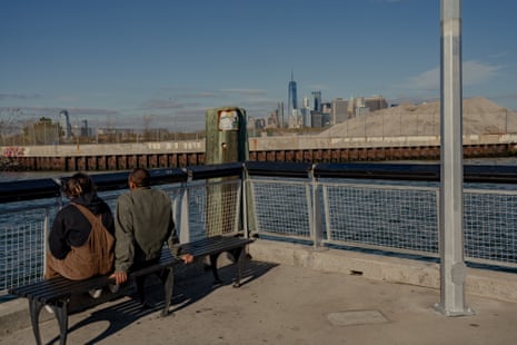 Monitoring Amazon: the New Yorkers monitoring air pollution from supply hubs | Amazon 4 Land acquired for warehouse development is seen from Valentino Pier in Red Hook.