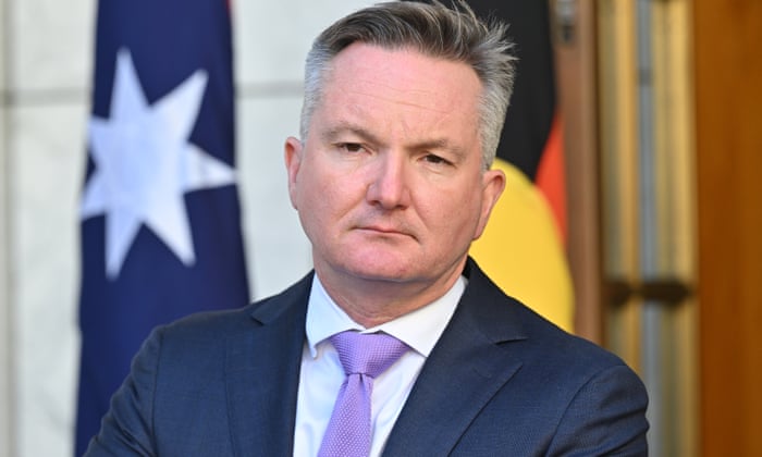 Minister for climate change Chris Bowen.