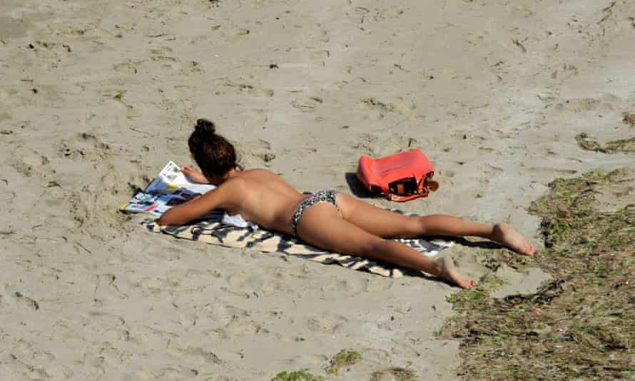 Group of naked women at the beach French Minister Defends Precious Right To Sunbathe Topless France The Guardian