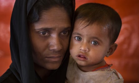 Jamaliba, left, has been struggling to produce enough breastmilk to feed her daughter, Remas