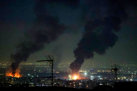 Middle East crisis live: Fire engulfs Kuwait city tower as Iranian strikes hit the Gulf; Trump says Iran being ‘decimated’