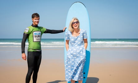 Emily Scott, photographed for OFM at Watergate Bay.
