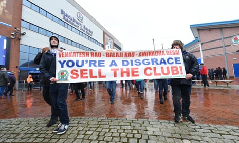 Blackburn supporters protested against the club’s owners, Venky’s, at the recent match with Blackpool but their voices have fallen on deaf ears.
