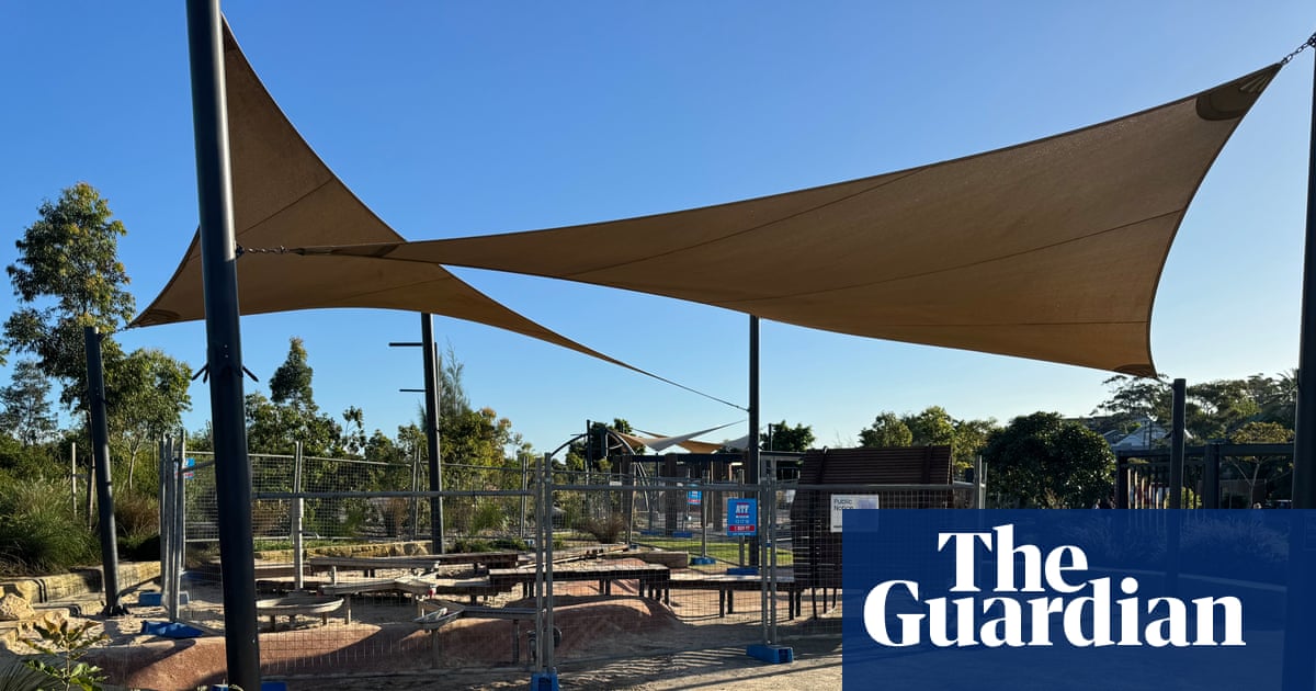 Sydney playground at centre of asbestos mulch scandal closed again after timber found ‘bleeding black tar-like substance’