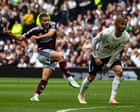Aston Villa holds off Tottenham despite late goals to win 3-2