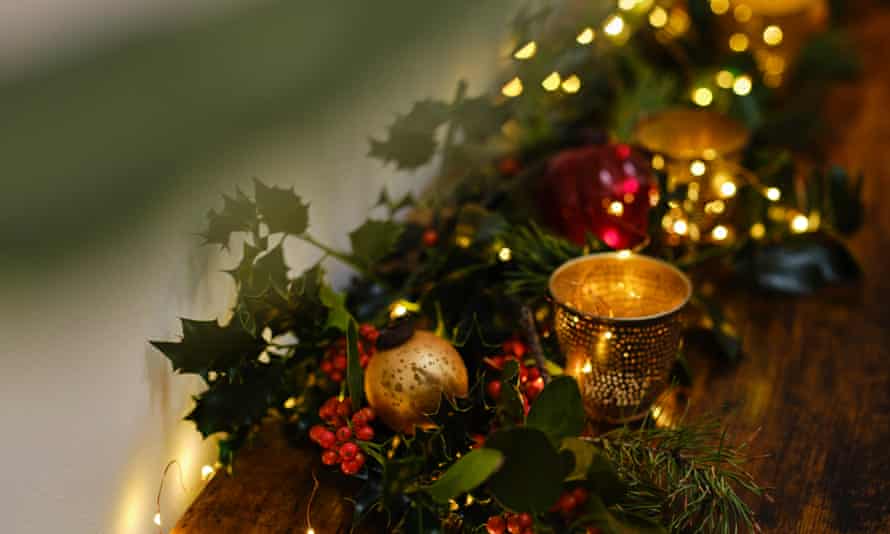 Christmas foliage detail