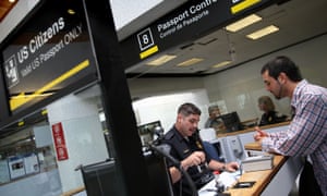 Passport control at Miami International airport