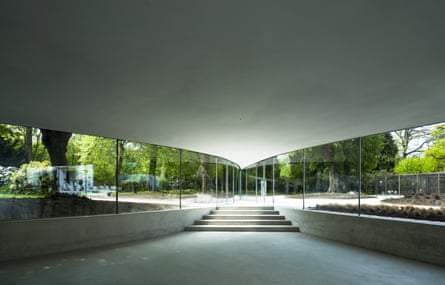 Ishigami’s new glass pavilion for Park Groot Vijversburg, in the Netherlands.