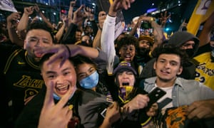 Lakers Title Celebrations Likely Added To California S Covid 19 Spike Agency Says Sport The Guardian