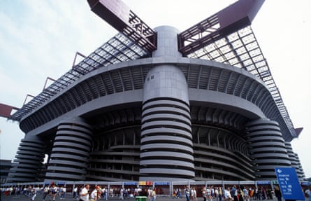 San Siro stadium exterior in 1990 World Cup