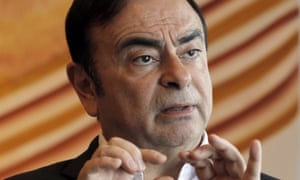 Carlos Ghosn during an interview before his arrest.