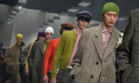 Green sleeves: Prada melds officewear and outdoors in Milan show ...