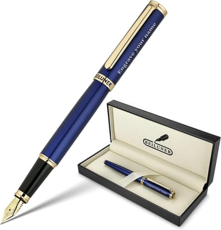 Engraved fountain pen