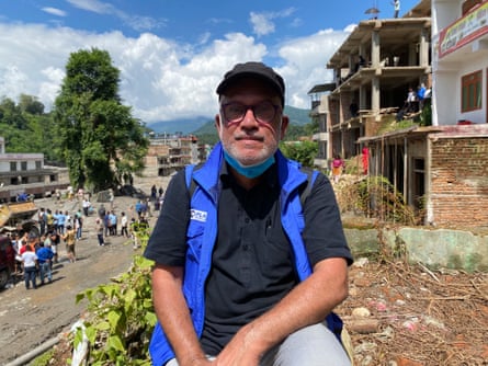 Plan International’s Unni Krishnan in Bidur, Nepal