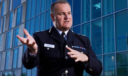 Stephen Watson, chief constable of Greater Manchester police, outside the force’s headquarters in Moston, Manchester