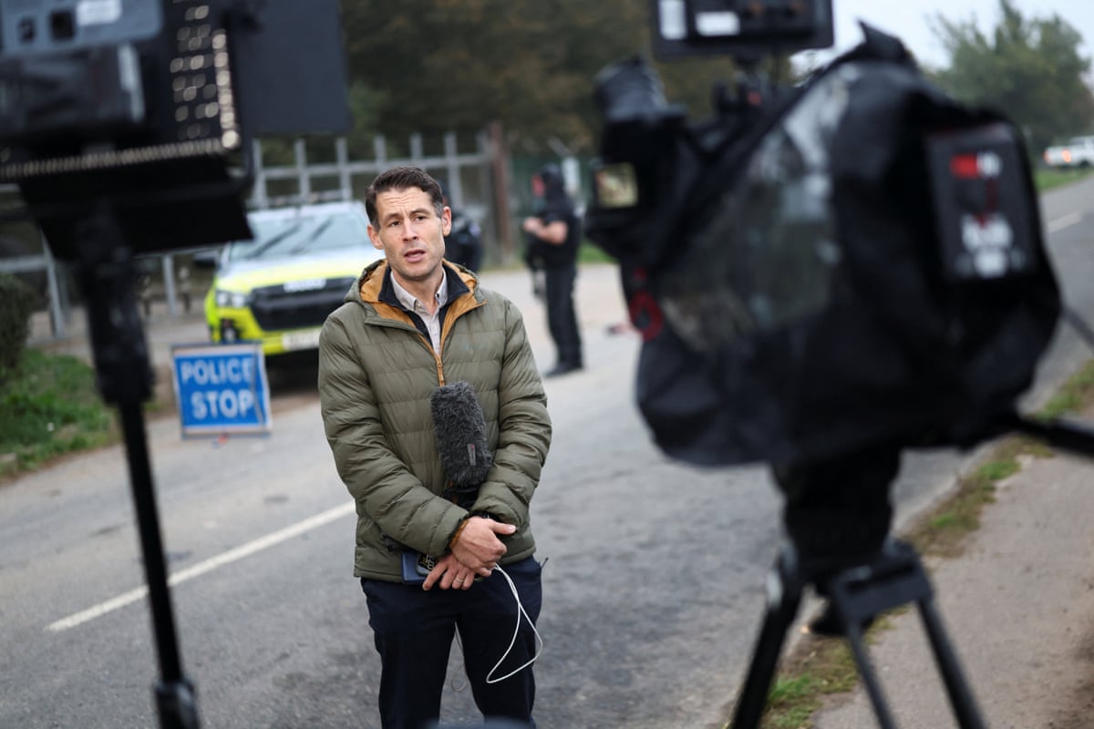 A journalist reports near the RAF Fairford airbase in Gloucestershire.